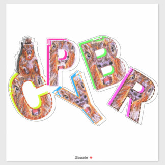 "HUH" CAPYBARA KLISTERMÄRKEN