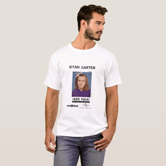 HUH! HAA! - Ryan Carter Promoskjorta - manar T Shirt (Hel framsida)