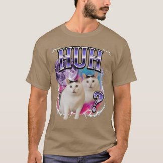 Huh Katt Chonky Meme Rolig Förvirrad Katt Meme Äls T Shirt