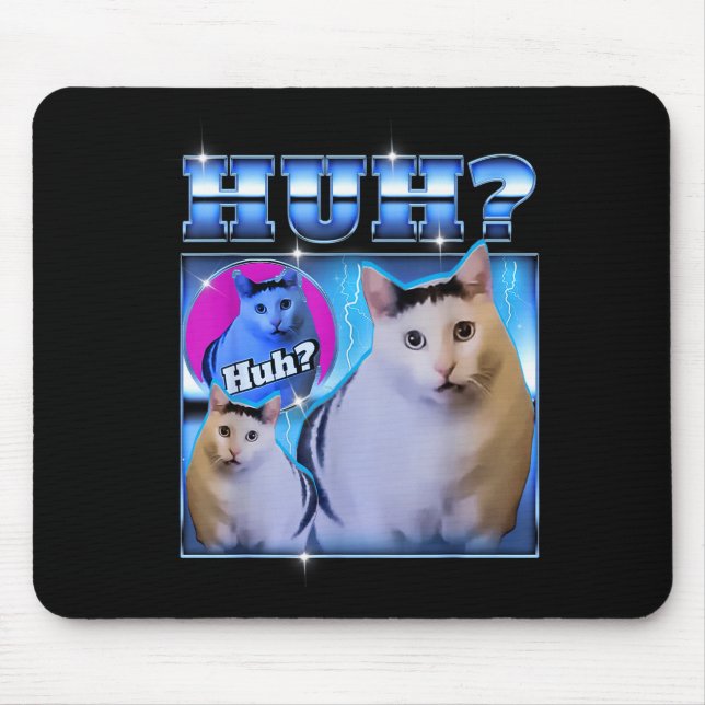 Huh Katt Rolig Katt Meme Konstig Katt Bootleg  Musmatta (Framsidan)