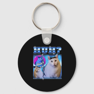 Huh Katt Rolig Katt Meme Konstig Katt Bootleg  Nyckelring