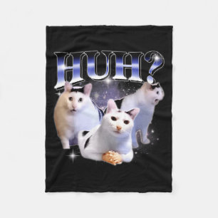 Huh Roligt Tacksam Katt Pojke Märkligt Bootleg Spe Fleecefilt