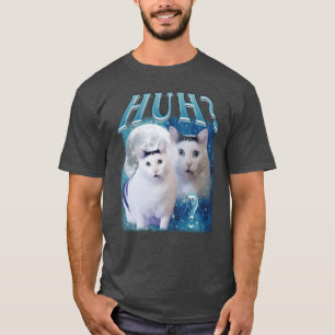 Huh Vad Roligt Katt Meme roligt T Shirt