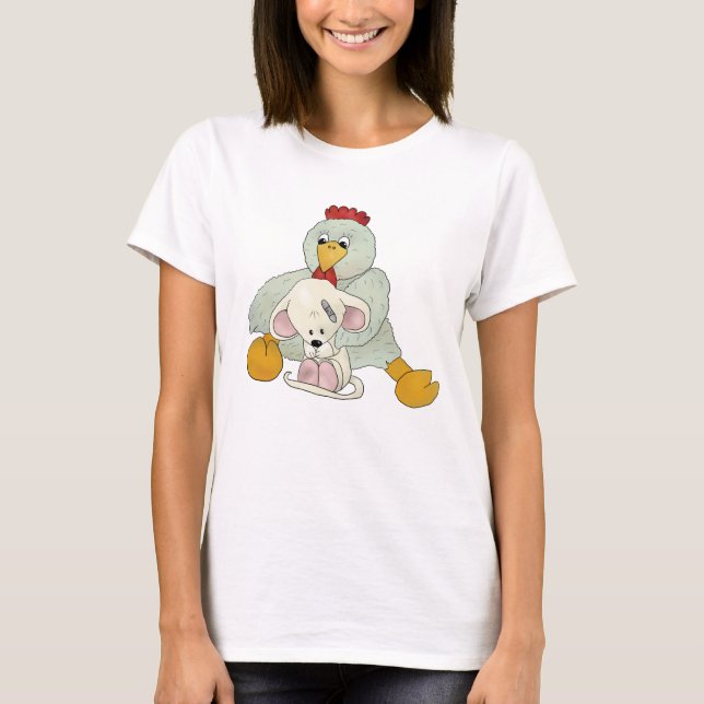Huhn und Maus T Shirt (Framsida)