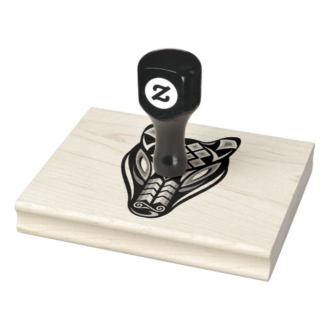 Huichol Bear Mask Stämpel (Stämpel)