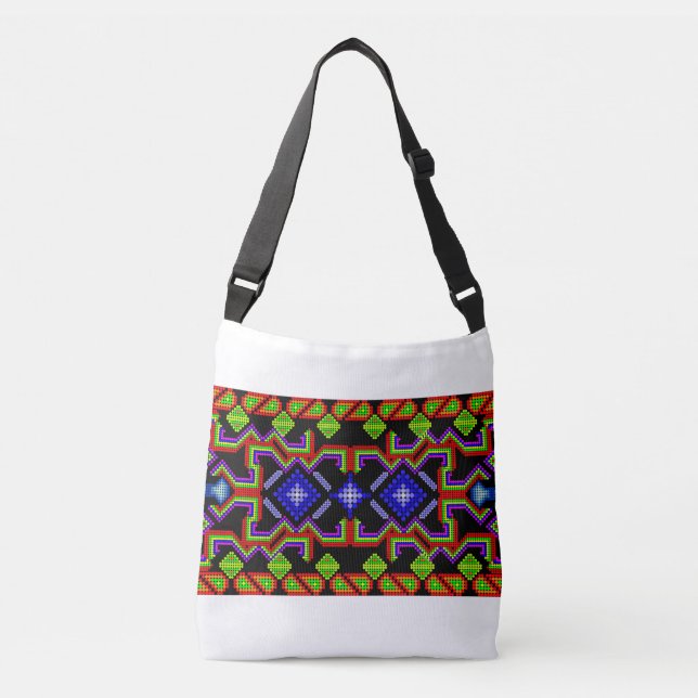 huichol mexican axelväska (Framsida)