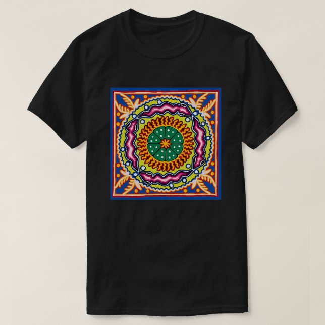 Huichol Peyote Art T Shirt (Design framsida)