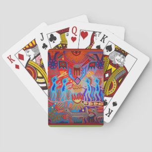 Huichol Ritual-uppspelningskort Casinokort