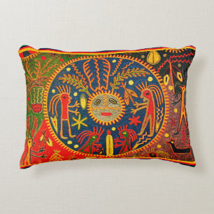 Huichol Shaman Dekorativ kudde