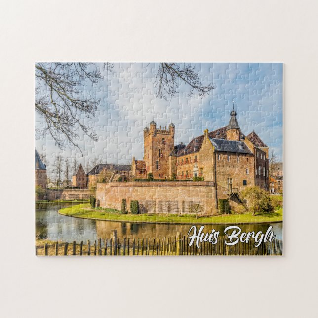 Huis Berge Castle, s'Heerenberg, Netherlands Pussel (Horisontell)