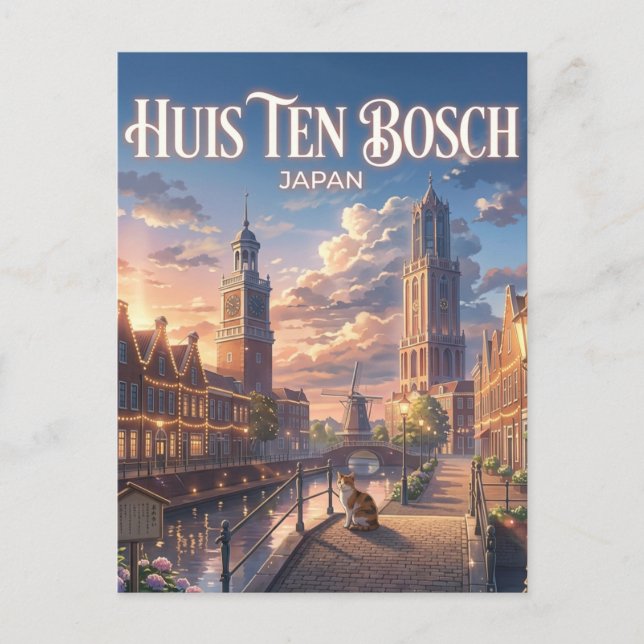 Huis Ten Bosch Japan Vykort (Framsida)