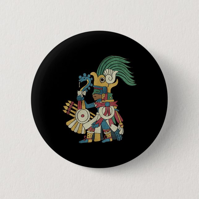 Huitzilopochtli Aztec Gud Aztec Mythology Mayan Su Knapp (Framsida)