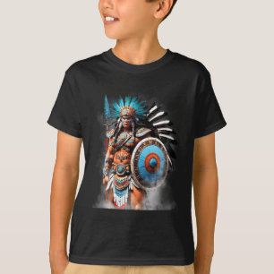 Huitzilopochtli Aztec Sol och Krig God Tenochtitla T Shirt