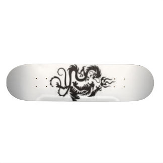 huka sig ned det tiger gömmde drakedäcket skateboard bräda 21,5 cm