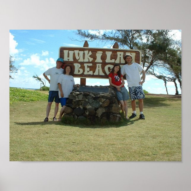 Hukilau Beach Poster (Framsidan)