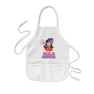 Hula Americana Barn apron Barnförkläde