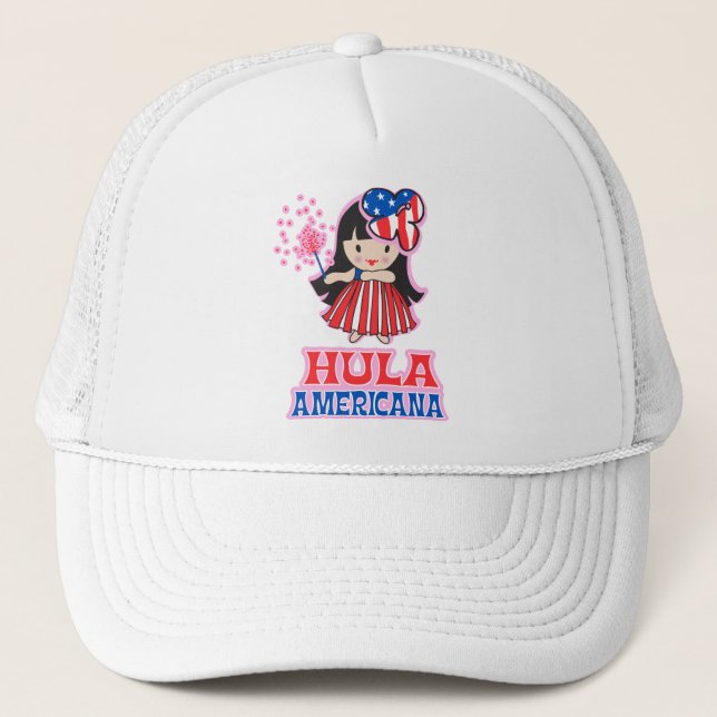 Hula Americana Truckerkeps (Framsida)