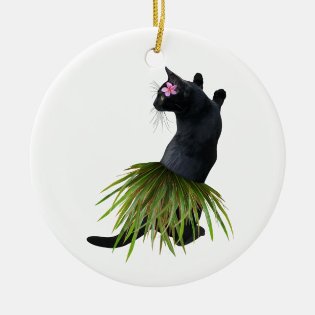 Hula Cat Ornament (Framsidan)