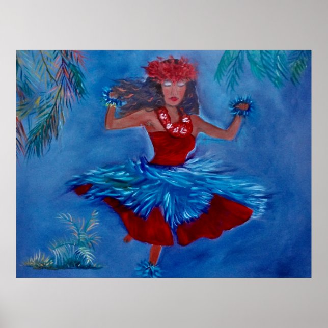 Hula Dance Poster (Framsidan)