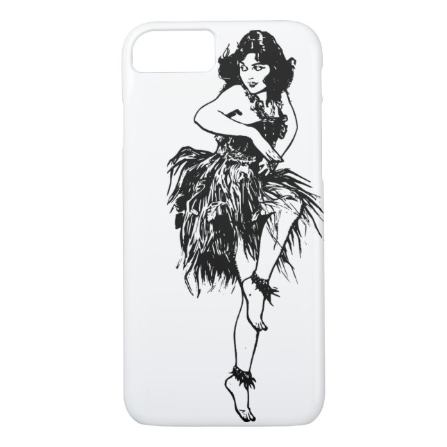 Hula Dancer iPhone 7/8 Telefonväska Case-Mate iPhone Skal (Baksida)