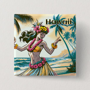 Hula Dancer på Hawaii Knapp