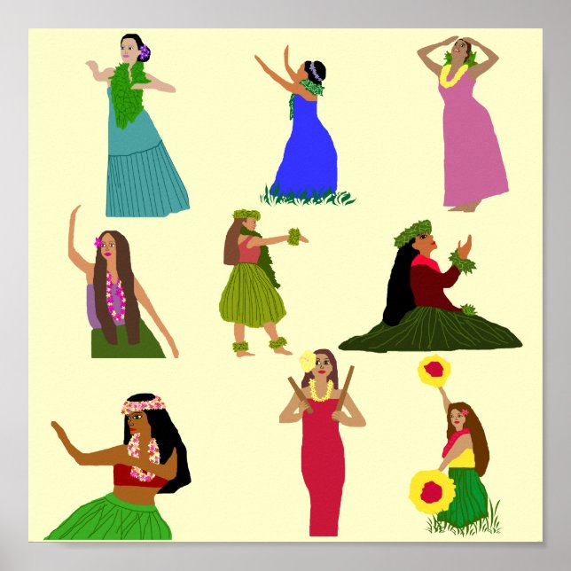 Hula Dancer poster (Framsidan)