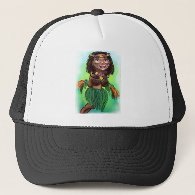 Hula Dancer Truckerkeps (Framsida)