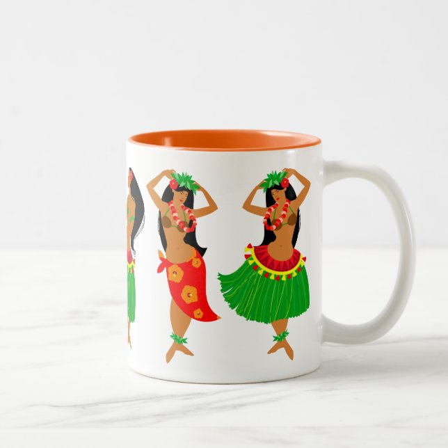 Hula dancers mugg (Höger)