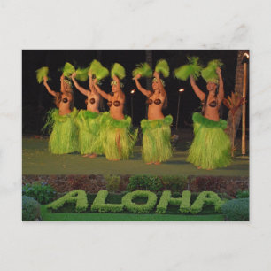 Hula dancers vykort