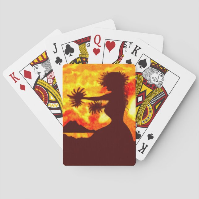 Hula Dansare  Casinokort (Baksidan)
