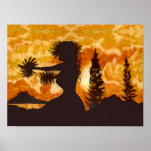 Hula Dansare Poster