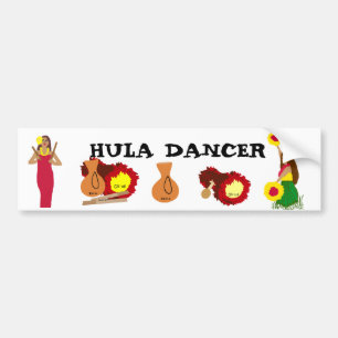 Hula dansbildekal bildekal