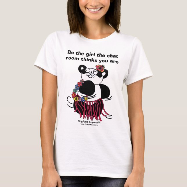 HULA-FLICKA T-SHIRT (Framsida)