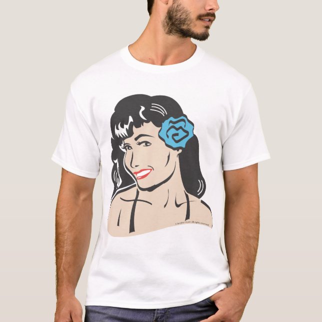 Hula flicka t shirt (Framsida)