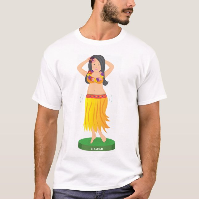 Hula flicka t-shirt (Framsida)