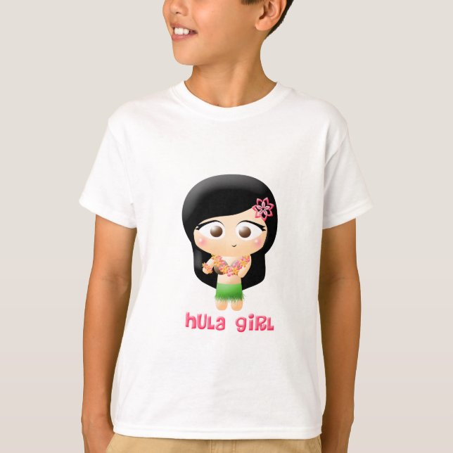 Hula flicka tee (Framsida)