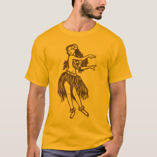 Hula flickaT-tröja T Shirt