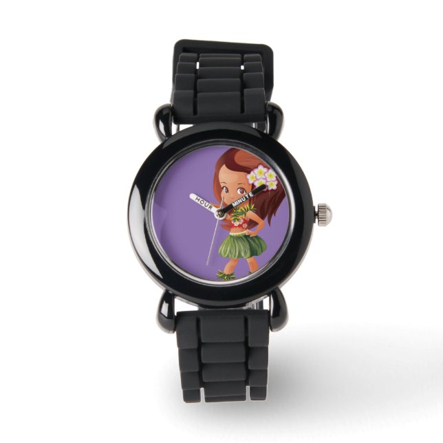 Hula Girl Armbandsur (Framsida)