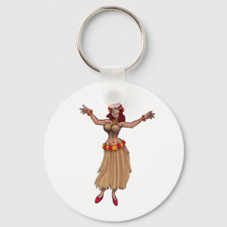 Hula Girl Keychain Nyckelring