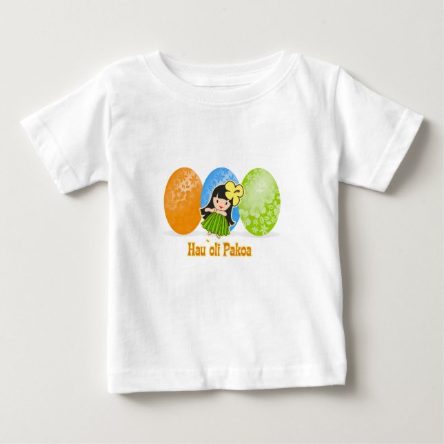 Hula Girl Påskägg Kids T-shirts (Framsida)