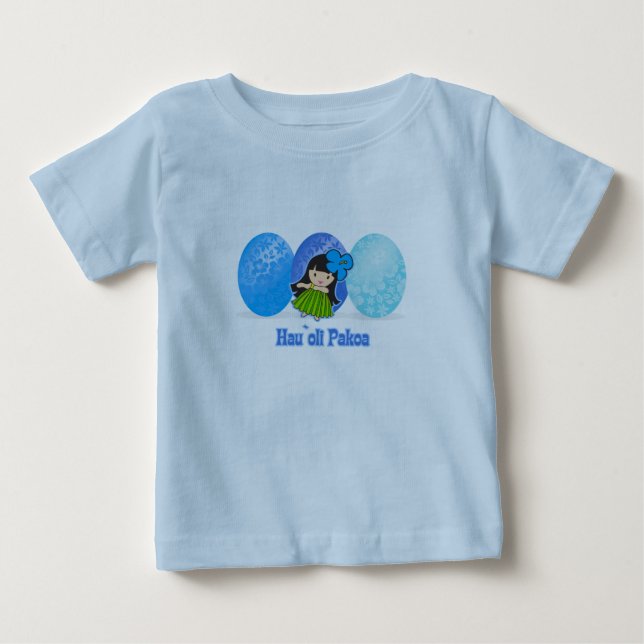 Hula Girl Påskägg Kids T-shirts (Framsida)