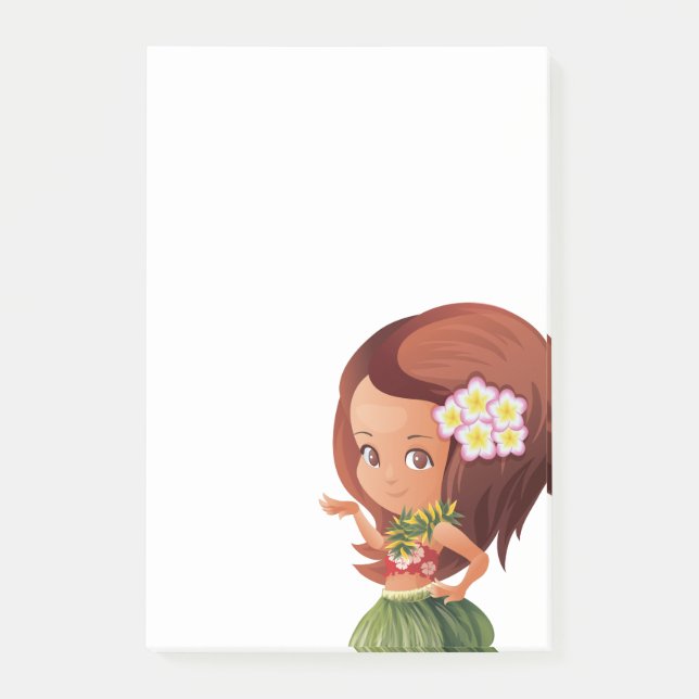 Hula Girl Post-it Block (Framsida)