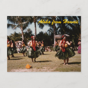 Hula Girls Vykort