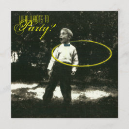 Hula-Hooper partyinbjudan Inbjudningar