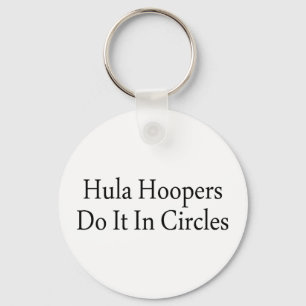 Hula Hoopers gör det cirklar in Nyckelring