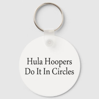 Hula Hoopers gör det i cirklar Nyckelring