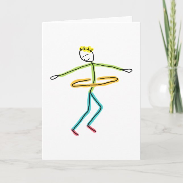 Hula Hooping Kort (Framsida)