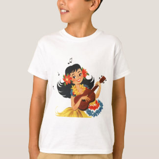 Hula Hula flicka Tee