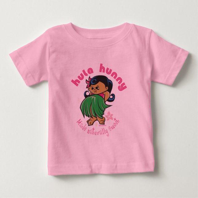 Hula Hunny fullt-färg utslagsplats Tee Shirt (Framsida)