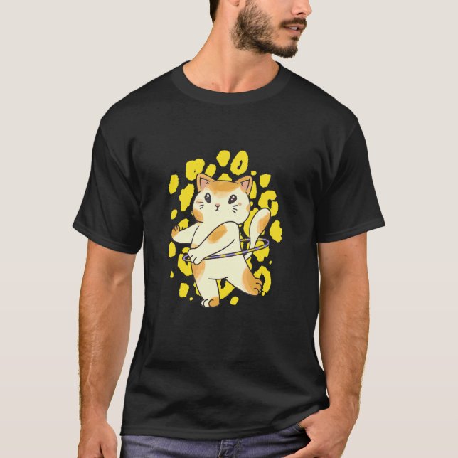 Hula Katt T Shirt (Framsida)